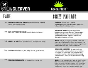 salt and cleaver menu